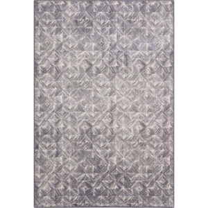 Šedý vlněný koberec 133x180 cm Moire – Agnella
