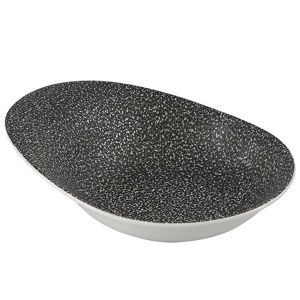 Altom Salátová mísa Granit 25,5 x 20 x 9,5 cm, černá