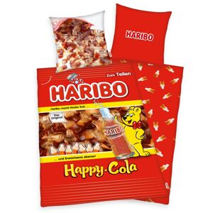 Herding Bavlněné povlečení Haribo Happy Cola, 140 x 200 cm, 70 x 90 cm