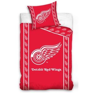 Bavlněné povlečení NHL Detroit Red Wings Stripes, 140 x 200 cm, 70 x 90 cm