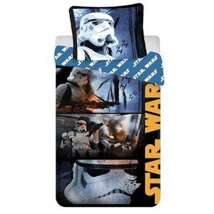Bavlněné povlečení Star Wars Stormtroopers, 140 x 200 cm, 70 x 90 cm
