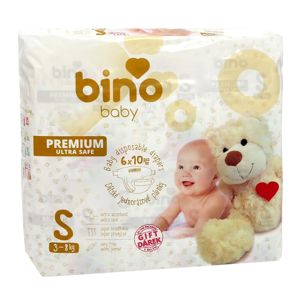Bino Baby Dětské jednorázové pleny Premium S, 60 ks