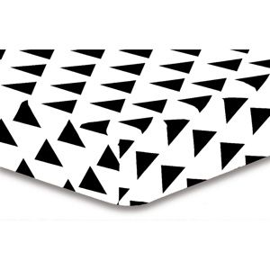 DecoKing Prostěradlo Triangles S1, 160 x 200 cm