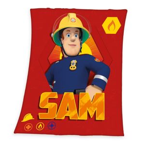 Herding Dětská deka Požárník Sam, 130 x 160 cm