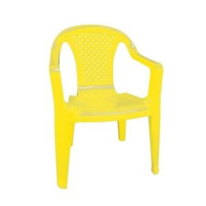 Dětská židle, žlutá