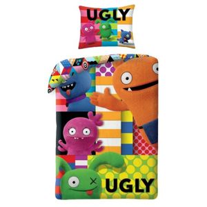 Dětské bavlněné povlečení Ugly Dools Patchwork, 140 x 200 cm, 70 x 90 cm