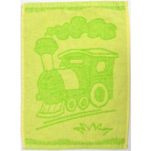 Profod Dětský ručník Train green, 30 x 50 cm