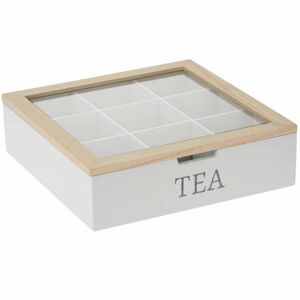 EH Box na čajové sáčky 24 x 24 x 7 cm, bílá