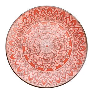 Florina Keramický dezertní talíř Maroko 20 cm, korálová