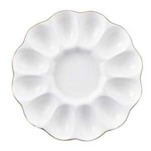 Florina Porcelánový talíř na vajíčka Classic, 21 cm