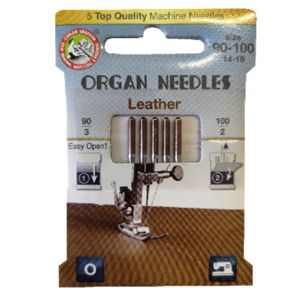 Jehly Organ Needles Leather 90-100