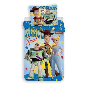 Jerry Fabrics Dětské bavlněné povlečení Toy Story, 140 x 200 cm, 70 x 90 cm