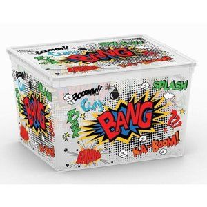 KIS Dekorační úložný box C Box Comics Cube, 27 l