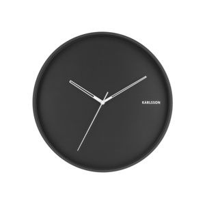 Karlsson  5807BK Designové nástěnné hodiny pr. 40 cm