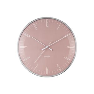 Karlsson KA5754PI Designové nástěnné hodiny, 40 cm