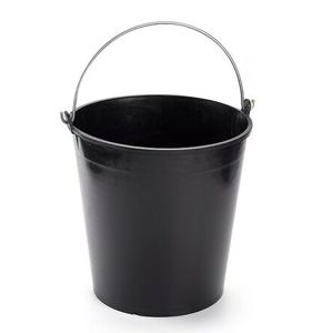 Kbelík SOLID s měrkou 15 litrů, černá