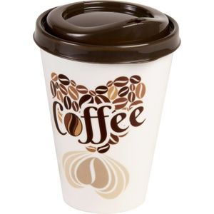 Kelímek na kávu s víčkem 0,43 l