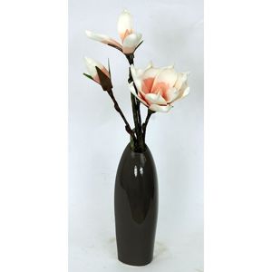 Keramická váza Acre hnědá, 25,5 cm
