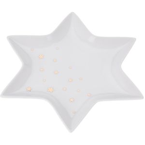 Porcelánový servírovací talíř Star, 28 x 28 cm