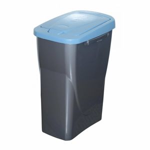 Koš na tříděný odpad 61,5 x 42 x 25 cm, modré víko, 40 l