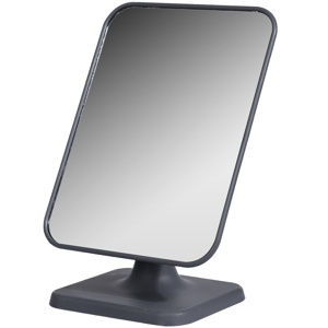 Kosmetické zrcadlo Compact Mirror šedá, 21,5 x 15 cm