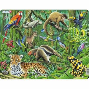 Larsen Puzzle Deštný prales Jižní Ameriky, 70 dílků