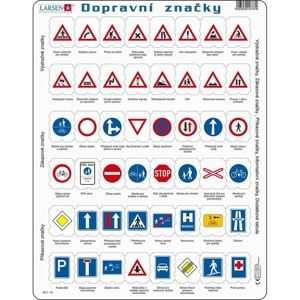 Larsen Puzzle Dopravní značky, 48 dílků