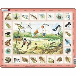 Larsen Puzzle Život u rybníka, 48 dílků
