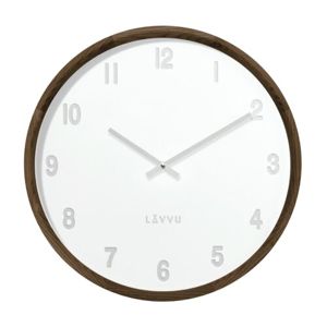 Lavvu LCT4061 dřevěné hodiny Fade, pr. 35 cm
