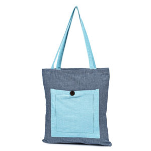 Nákupní taška Heda modrá, 40 x 45 cm