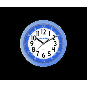 Nástěnné hodiny Clockodile modrá, pr. 25 cm