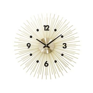 Nástěnné hodiny Lavvu Crystal Lines LCT1141 zlatá, pr. 49 cm