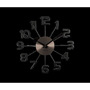 Nástěnné hodiny Lavvu Design Numerals LCT1042  antracitová, pr. 37 cm