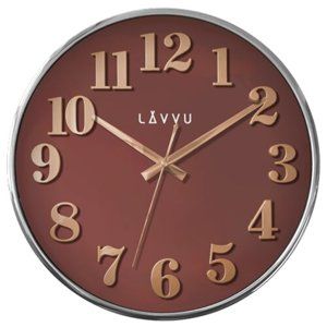 Nástěnné hodiny Lavvu Home Red LCT1163 červená, pr. 32 cm