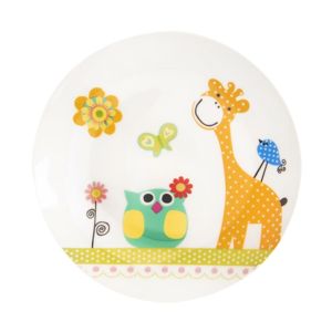 Orion Dětský mělký talíř Žirafa, 21 cm