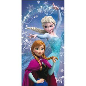 Osuška Ledové Království Frozen Magic, 70 x 140 cm