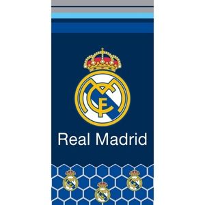 Osuška Real Madrid Hexagons, 70 x 140 cm