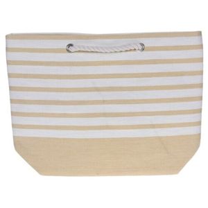 Plážová taška Stripes 52 x 38 cm, žlutá