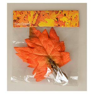 Podzimní dekorace Javorový list 14 x 12 cm, 10 ks