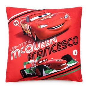 Polštářek Cars McQueen Francesco, 40 x 40 cm