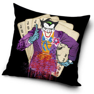 Povlak na polštářek Batman Arkham Asylum Joker Agent of Chaos, 45 x 45 cm