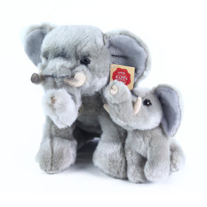 Rappa Plyšový slon s mládětem, 27 cm