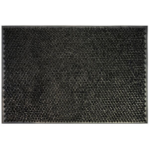Gumová rohožka Emma černá, 40 x 60 cm