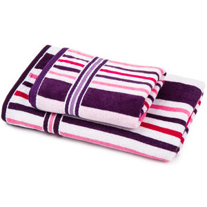 Sada Stripes Ira ručník a osuška, 70 x 140 cm, 50 x 100 cm