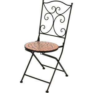 Sada kovových skládacích židlí Lucea, 40 x 90 x 38 cm, 2 ks