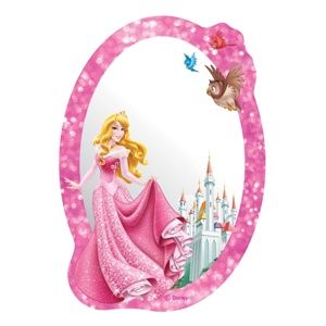 Samolepicí dětské zrcadlo Princezna, 15 x 21,5 cm