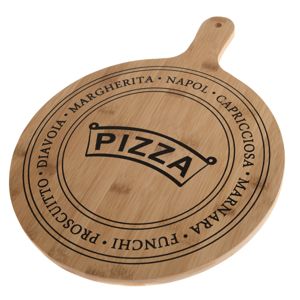 Servírovací bambusové prkénko Pizza, 40,5 x 31 x 1,5 cm