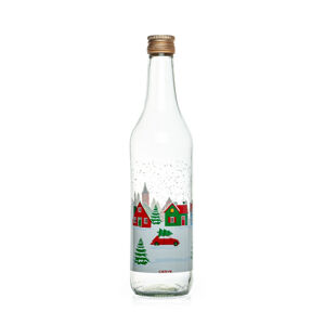 Cerve Skleněná láhev s víčkem Snow Village 0,5 l