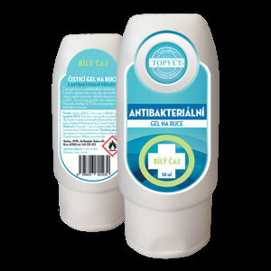 Topvet Antibakteriální gel na ruce Bílý čaj, 50 ml