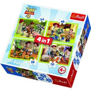 Trefl Puzzle Příběh hraček 4, 4v1 (35,48,54,70 dílků)